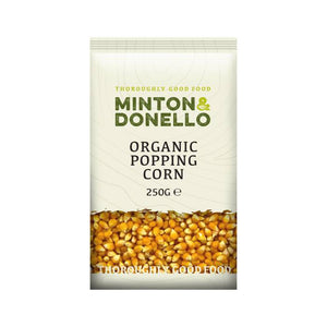 Minton & Donello - Organic Popcorn, 500g | Pack of 6