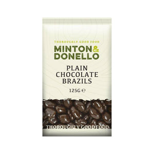 Minton & Donello - Plain Chocolate Brazils | Pack of 6 | Multiple Sizes