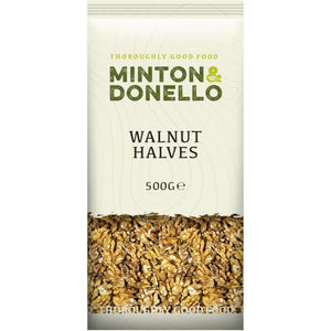 Minton & Donello - Walnut - Halves, 500g | Pack of 6