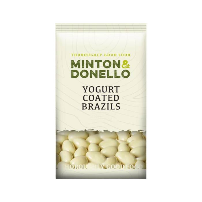 Minton & Donello - Yoghurt Coated Brazils, 500g  Pack of 6