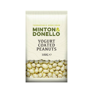 Minton & Donello - Yoghurt Coated Peanuts | Pack of 6 | Multiple Sizes