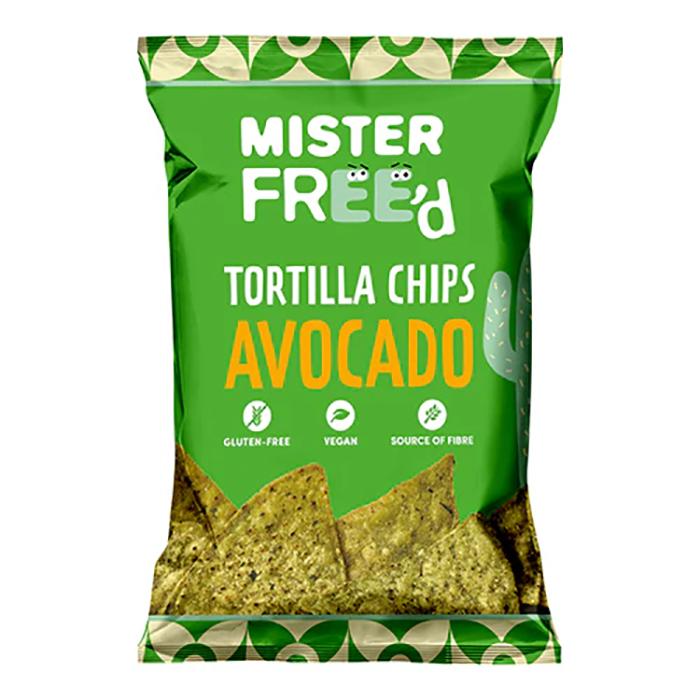 Mister Free'd - Tortilla Chips with Avocado, 40g  Pack of 12
