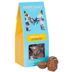 Montezuma's - American Idol Milk Chocolate Truffles with Salted Caramel Carton, 120g | Pack of 10