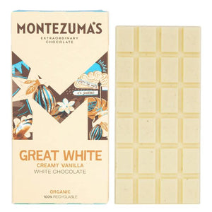 Montezumas - Great White Organic Chocolate, 90g | Pack of 12