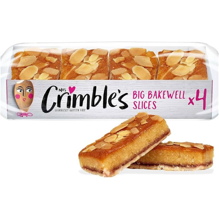 Mrs Crimbles - Mrs Crimbles Bakewell Slices, 200g - Pack of 8