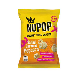 NUPOP - Saled Caramel Popcorn, 30g | Pack of 24