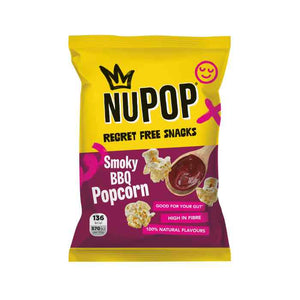 NUPOP - Smoky BBQ Popcorn, 30g | Pack of 24