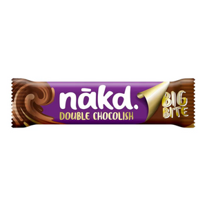 Nakd - Chocolish Raw Fruit, Nut & Cocoa Big Bite Bars, 50g | Multiple Flavours & Sizes