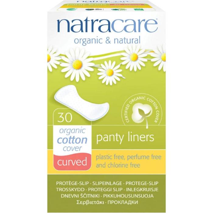 Natracare - Panty Liners Curved, 30 Units