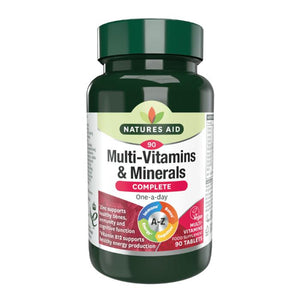 Natures Aid - Complete Multi Vitamins & Minerals, 90 Tabs