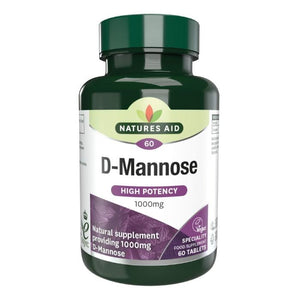 Natures Aid - D-Mannose 1000mg, 60 Tabs