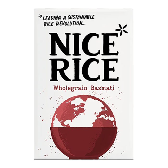 Nice Rice - Wholegrain Basmati, 1Kg - Pack of 6