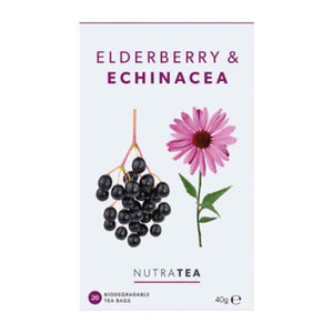 NutraTea - Elderberry & Echinacea Tea, 40g