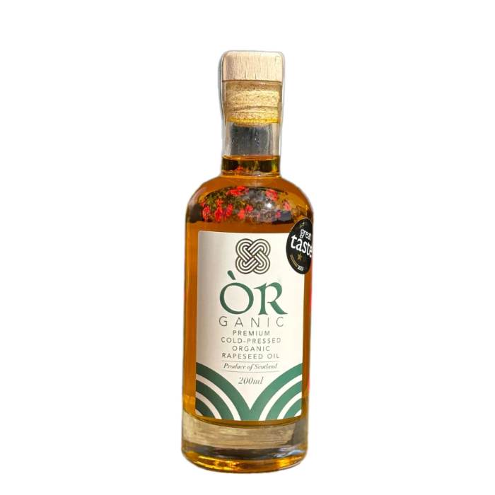 ÒR-ganic - Premium Cold Pressed Organic Rapeseed Oil, 200ml -  Pack of 6