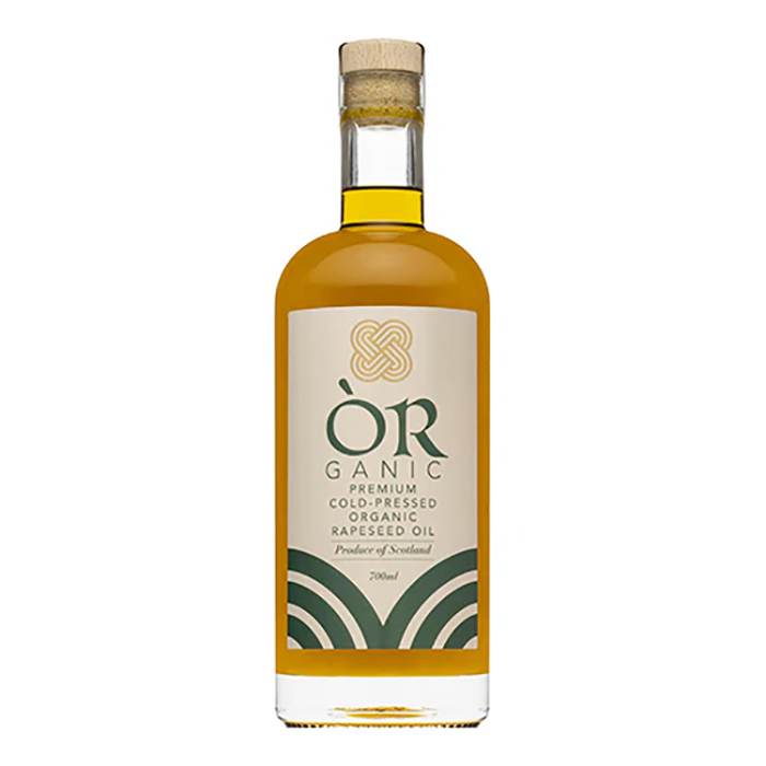 ÒR-ganic - Premium Cold Pressed Organic Rapeseed Oil, 700ml - Pack of 6