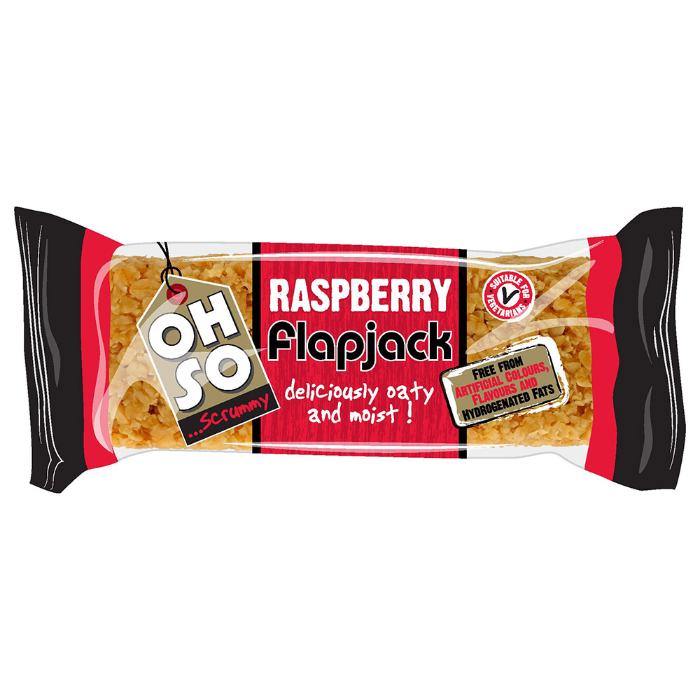 Oh So Scrummy - Raspberry Flapjacks, 110g
