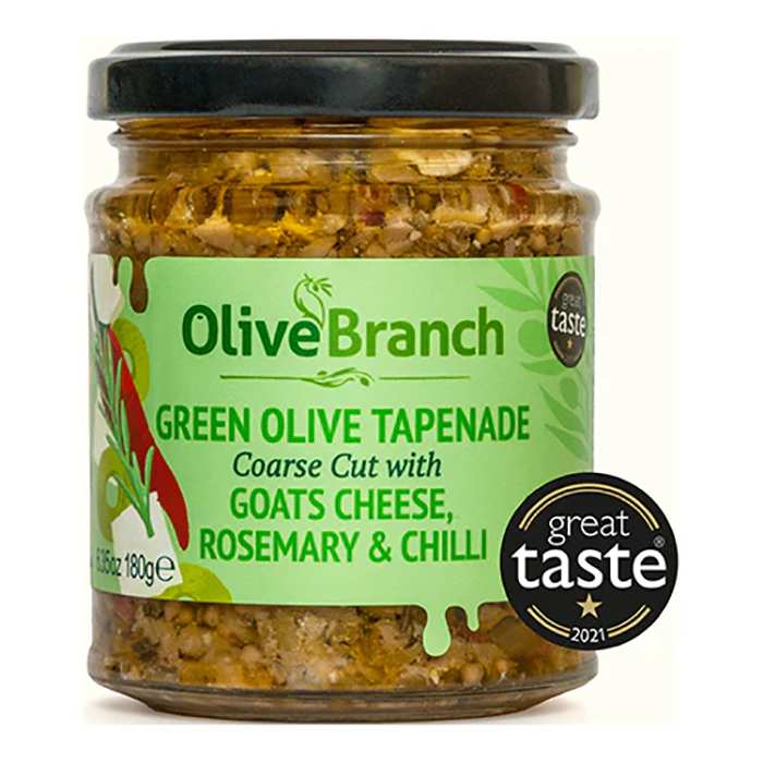 Olive Branch - Goats Cheese Rosemary & Chilli Tapenade, 180g  Pack of 6
