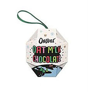 Ombar - Ombar Oat M'lk Xmas Bauble (contains 16x5g choc inside), 80g | Pack of 5