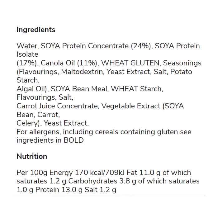 OmniFoods - OmniTuna® Plant-based Tuna, 100g - back