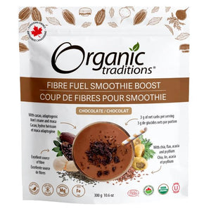 Organic Traditions - Organic Fibre Fuel Smoothie Boost, 300g | Multiple Flavours