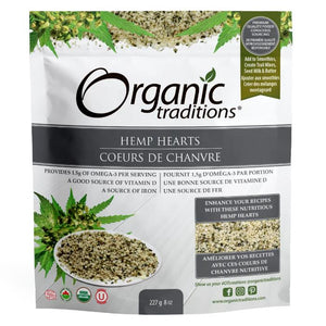 Organic Traditions - Organic Hemp Protein + Fibre, 454g