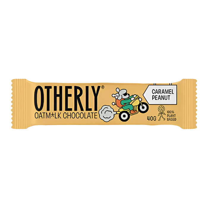 Otherly - Peanuts and Caramel coated Bar, 40g  Pack of 15