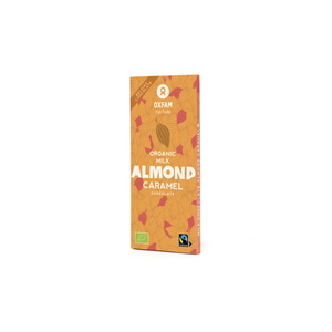 Oxfam Fair Trade - Organic Milk Choc Almond-Caramel, 100g