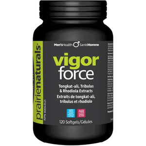 Prairie - Vigor Force Tongkat Ali Tribulus & Rhodiola Extracts, 120 Softgels