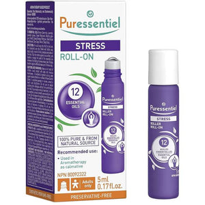 Puressentiel - Aroma Stress Roller with 12 Essential Oils, 5ml