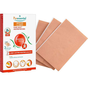 Puressentiel - Joints 3 Heating Patches With 14 Essential Oils, 3 Patches