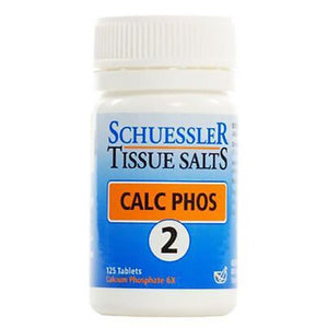 Schuessler - No.2 Calc Phos, 125 Tabs