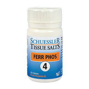 Schuessler - No. 4 Ferr Phos, 125 Tabs