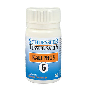 Schuessler - No. 6 Kali Phos, 125 Tabs