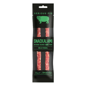 Serious Pig - Snackalami, 30g | Pack of 12 | Multiple Flavours