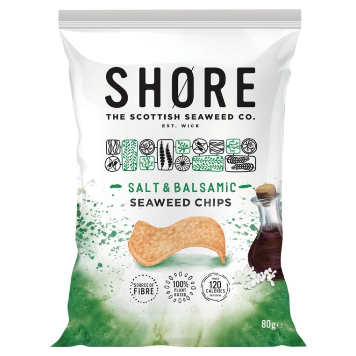 Shore - Salt & Balsamic (12-Pack), 80g  Pack of 12