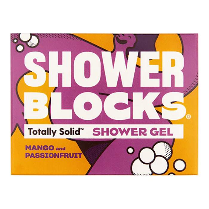 Shower Blocks - Mango & Passionfruit Solid Shower Gel, 100g  Pack of 6