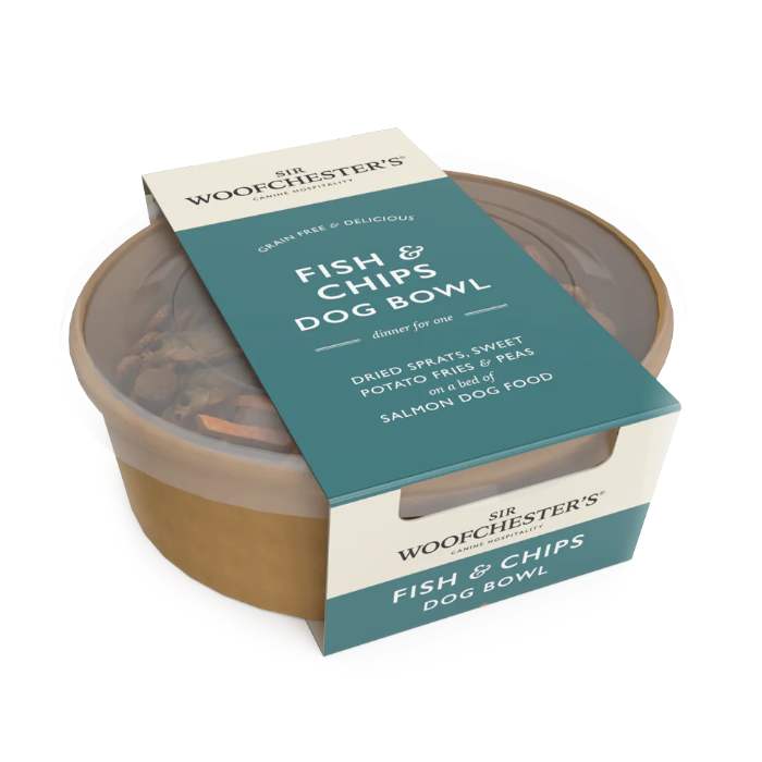 Sir Woofchester's - Fish & Chips, 120g  Pack of 6