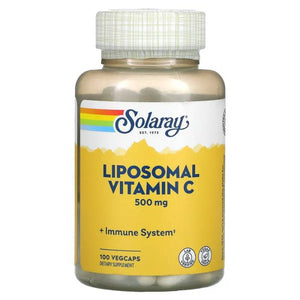 Solaray - Liposomal Vitamin C 500g, 100 Veg Capsules