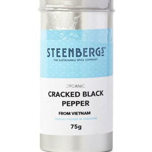 Steenbergs - Organic Cracked Black Pepper, 75g