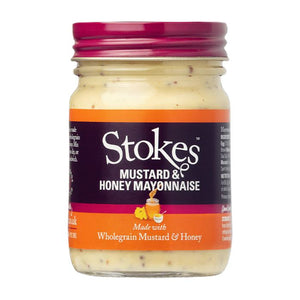 Stokes - Mustard and Honey Mayonnaise, 215g | Pack of 6