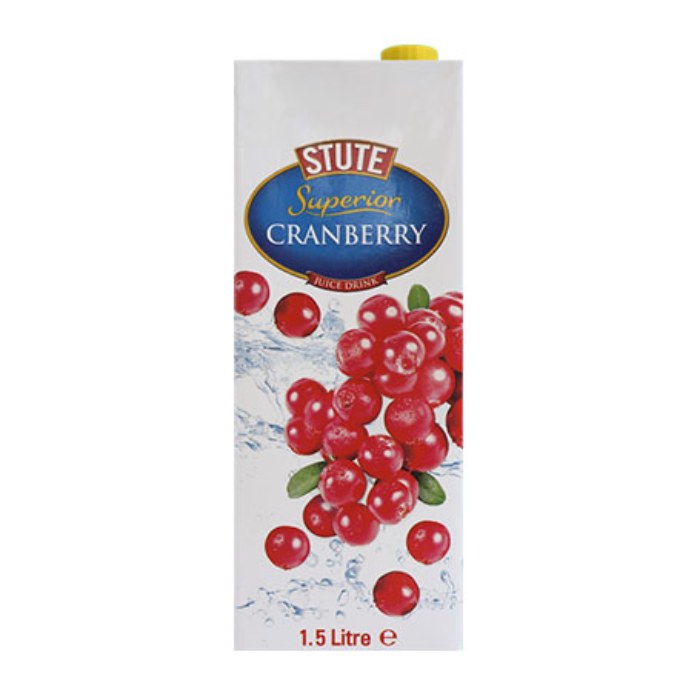 Stute - Cranberry Juice, 1.5L  Pack of 6