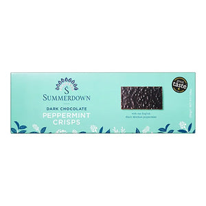 Summerdown - Chocolate Peppermint Crisps, 200g - Pack of 8