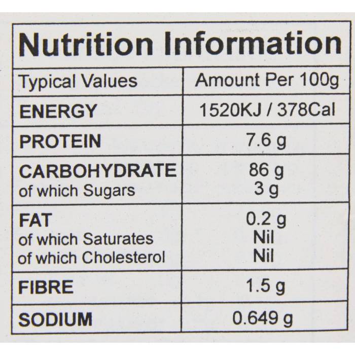 Sunrise - Gluten Free Rice Crackers Mini Plain, 100g - Back
