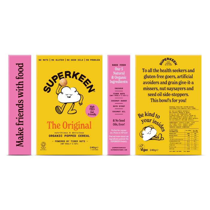 Superkeen - Organic Tiger Nut Cereal Original, 240g