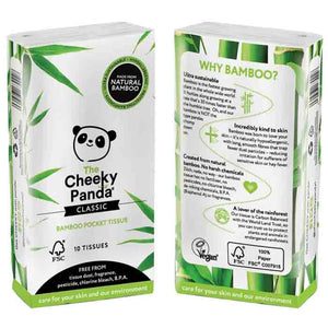 The Cheeky Panda - Plastic-Free Bamboo Pocket Tissues | Multiple Options