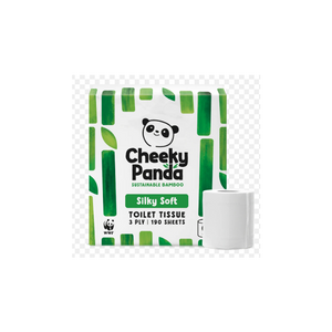 The Cheeky Panda - WWF Silky Soft Toilet Tissue, 9 Rolls