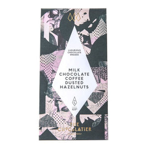The Chocolatier - Milk Chocolate Coffee Dusted Hazelnuts, 125g | Pack of 15