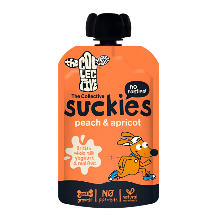 The Collective - Peach Apricot Suckie Yoghurt Pouch, 90g