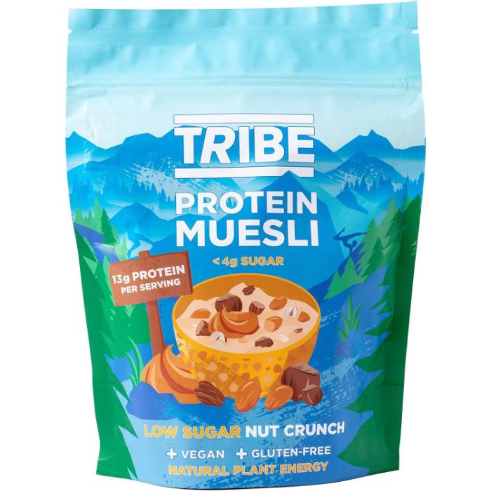 Tribe - Protein Muesli Low Sugar Nut crunch, 400g