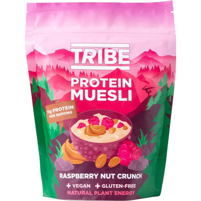 Tribe - Protein Muesli Raspberry Nut Crunch, 400g